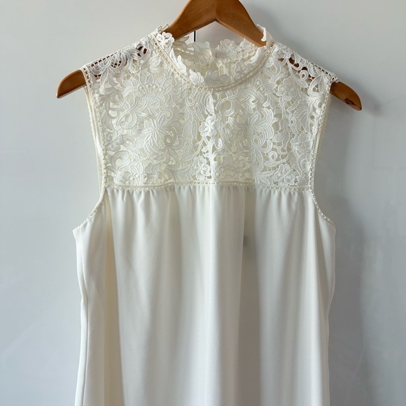 Theory Aronella Ivory Lace Dress - Picture 3 of 10